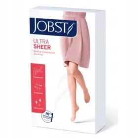    JOBST ULTRASHEER Kurze Kompressionssocken CCL2 schwarz, Größe 4 ZP