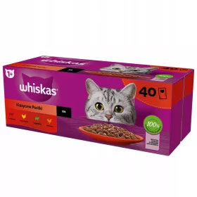 WHISKAS SACHETS KATZENFUTTERMISCHUNG IN SAUCE 40x85g