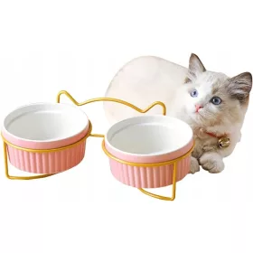  Set aus zwei Emes-Keramikschalen, Rosatöne, 0,6 l