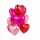 Luftballons zum Valentinstag Herzförmiger 18-Zoll-Hochzeitsfolienballon