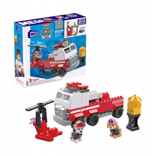  Mega Bloks Paw Patrol Mehrzweck-Marshall-Feuerwehrauto-Wasserturm