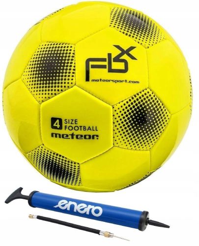 Meteor FBX Fußball, Größe 4 + Enero Handpumpe 5907637336548