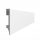 Vox PVC-Streifen 16 x 80, Länge 240 cm, weiß