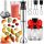  Heckermann Stabmixer STABMIXER 1200W MULTIFUNKTIONALER PREMIUM-MIXER 1200 W Silber/Grau