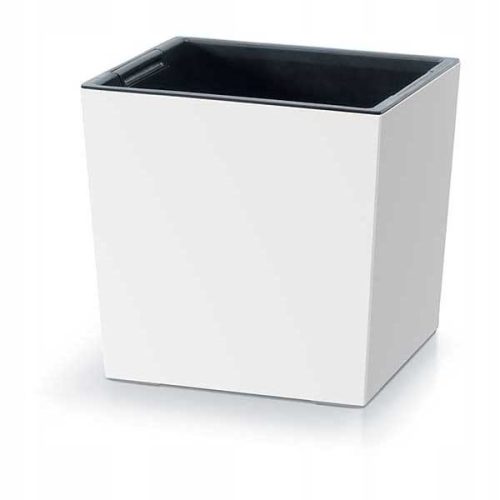  Prosperplast Blumentopf 29,5 cm x 29,5 x 29 cm Durchmesser 31 cm Kunststoff weiß