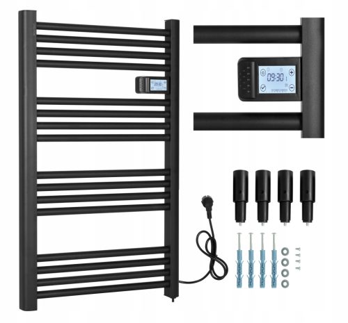  Warmtec elektrischer Badheizkörper 500 W 530 x 960 mm schwarz