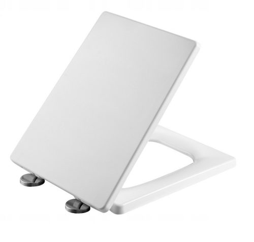 Ramm-Roll-Toilettensitz, weißer Duroplast