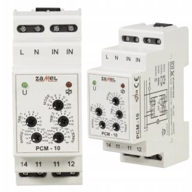   Zamel PCM-10 Zeitrelais, Multifunktions-Zeitrelais, 10 verschiedene Funktionen, Zeitsteuerung, Impulsrelais