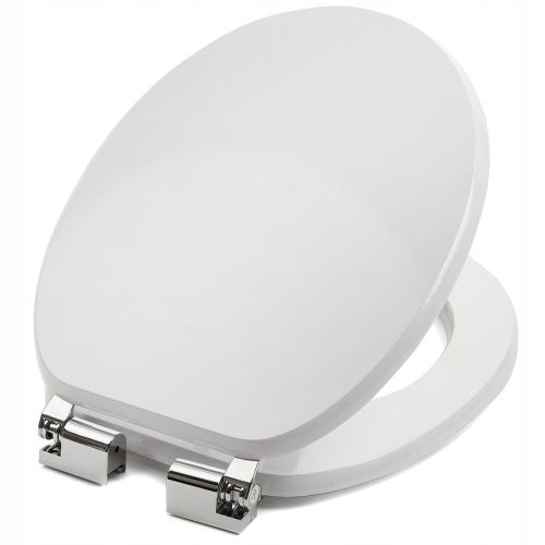 Sevico Toilettensitz Weißer MDF-Toilettensitz