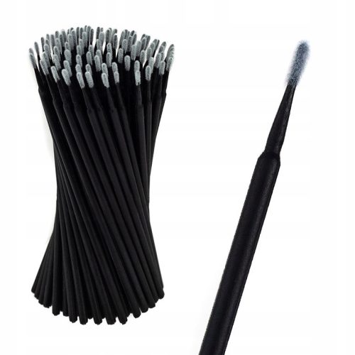  100 x faserfreie Microbrush-Wimpernapplikatoren, 1 mm