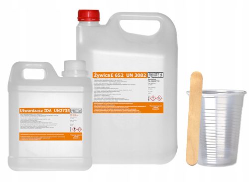 EPOXYHARZ, KLAR E652, GIEßEREI 4,5 kg+