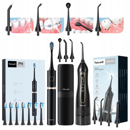  Fairywill P11 PRO Schallzahnbürste + Munddusche