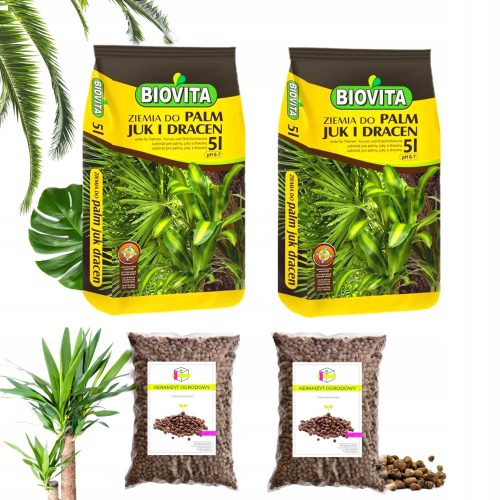 Gartenerde ERDSUBSTRAT FÜR PALM JUK DRACEN 10L+ LCA 2L