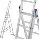 Krause Leiter 7,3 m Aluminium 3 x 11 bis 150 kg