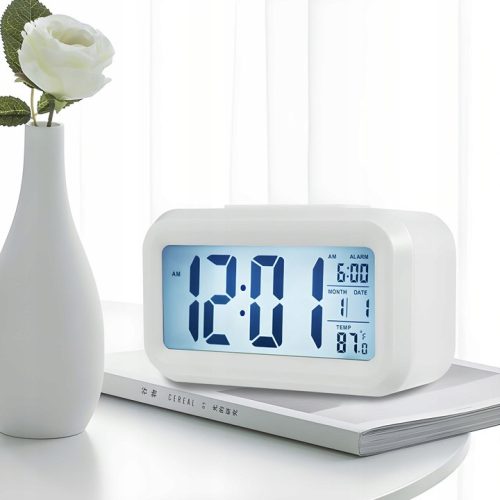 Uhr für zu Hause Volan Wecker, weiß, 13,8 cm