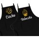  KÜCHENSCHÜRZE MIT IHREM AUFDRUCK, MUSTER, GESCHENK