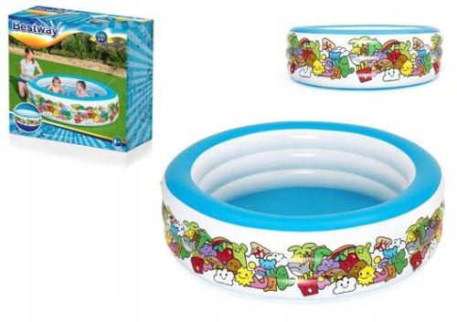Bestway runder aufblasbarer Pool 196 x 196 cm