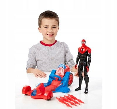  SpiderMan-Figur + Fahrzeug Auto Spider Man A8491