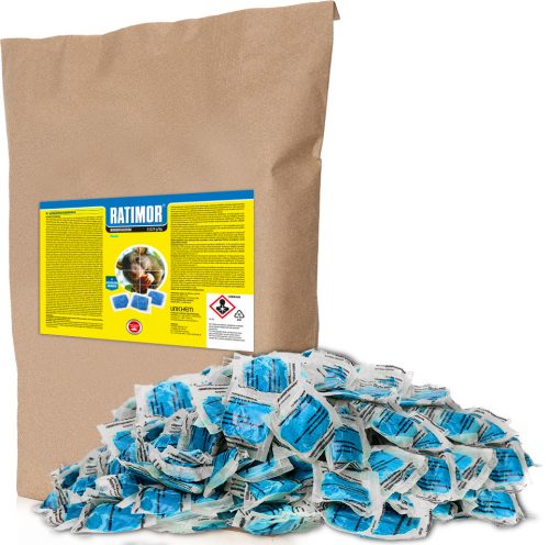  Mäusegift, blaue Paste, 1 kg Brodifac