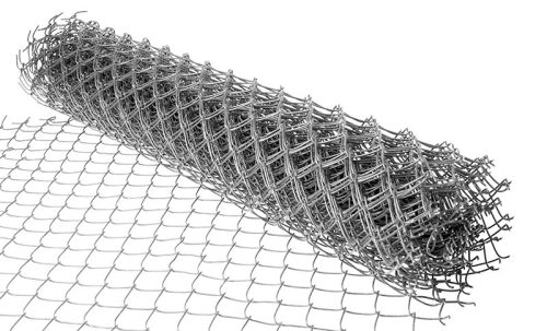 Schattiernetz für Zaun - VERZINKT ZAUNMASCHE 2,5 MESH 65 1,5 m