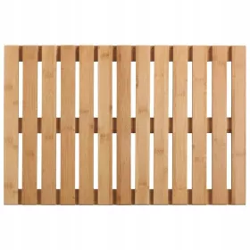  Wenko Badezimmermatte 23838100 60 x 40 cm braun