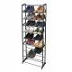  Storage Solutions Schuhschrank 50 x 130 x 24 cm schwarz