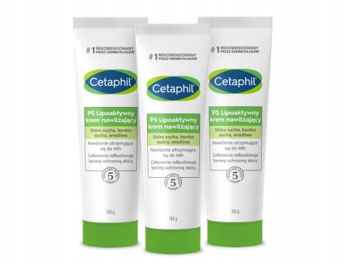 Cetaphil PS Lipoaktywny Krem nawilżający 100g x3