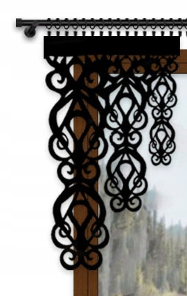 Vorhänge, Vorhänge bereit Firana-Panel aus Ekranowy-Polyester 60 cm x 100