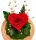 Blumen und Blumenkästen zum Valentinstag Ewige Rose im Glas, Farn und Moos – ROTER Wald