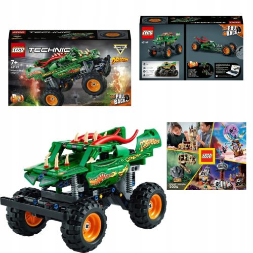 LEGO Technic Monster Jam Dragon 42149 + LEGO KATALOG 2024 NEU