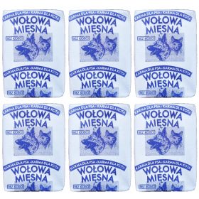    10 kg gefrorenes Fleisch, Rindfleisch PREMIUM für Hunde, Würfel