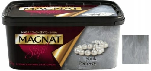 Strukturelle Acryl-Wandfarbe Magnat 4,5 kg in den Farbtönen Grau und Silber matt
