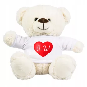  VALENTINSTAGSGESCHENK, TEDDYBÄR MIT AUFDRUCK
