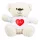  VALENTINSTAGSGESCHENK, TEDDYBÄR MIT AUFDRUCK