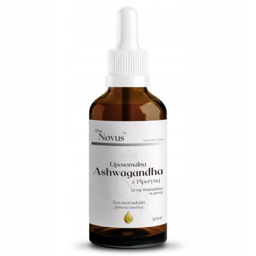 ASHWAGANDHA Liposomalna z Piperyną The Novus – 50ml für optimale Stressbewältigung