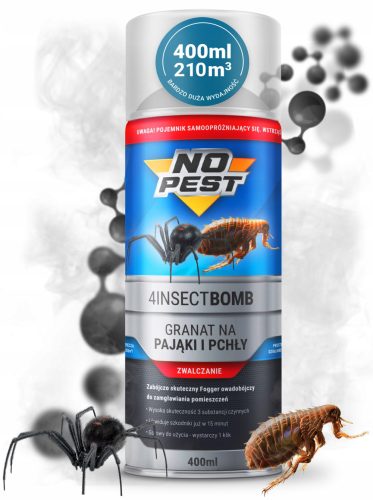 Insektenschutzmittel No-Pest 4Insect Bomb Floh- und Spinnengranate 400 ml