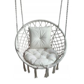    Schaukelkissen Hängesessel Storchennest Beige ECRU Home Garden 65cm