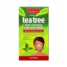    Beauty Formulas Tea Tree Deep Cleansing Nose Pore Strips 6 Stk.