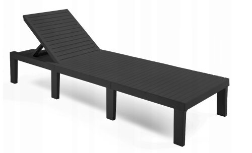 Sonnenliegen und Garten und Terrasse Progarden Liegestuhl, Kunststoff Anthrazit