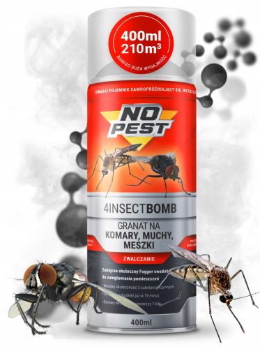  Rauchbombe gegen Mücken, Fliegen No-Pest 0,4 kg 400 ml