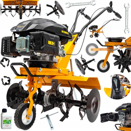 Motorhacken. Riwall Bodenfräse 60 cm 3300 W 9 PS