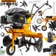 Motorhacken. Riwall Bodenfräse 60 cm 3300 W 9 PS