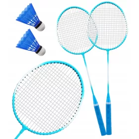 Ein Satz Schläger mit Federball Trifox BADMINTON KÖRBE