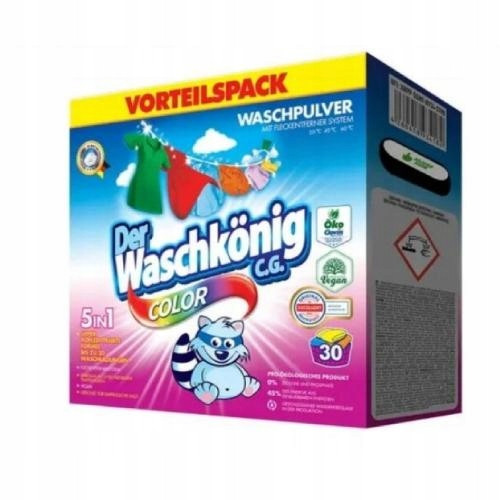  Der Waschkönig Colorwaschpulver 2 kg
