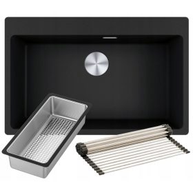  Franke MARIS Einbeckenspüle, schwarzer Granit