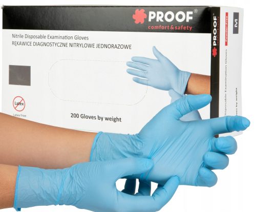 Proof-Nitril-Handschuhe, Größe 8, 200 Stück