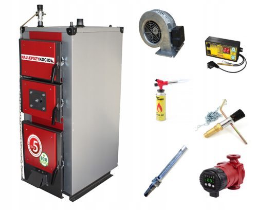  13 kW LADEOFENKESSEL HOLZKOHLE KLASSE 5