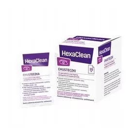 Chusteczki do powiek HexaClean 20 szt.