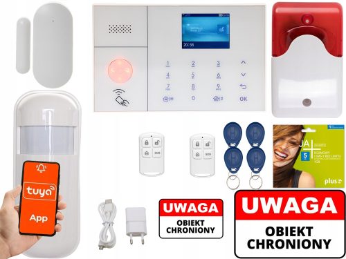 DRAHTLOSE GSM-ALARMSIRENE APP POLNISCHES WIFI