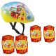 Seven Winnie the Pooh Fahrradhelm universal + Ellbogen- und Knieschützer Disney Winnie the Pooh universal rot